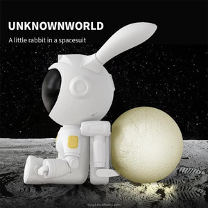 <span class=keywords><strong>Proyector</strong></span> de estrellas de conejo, luz de noche de cielo estrellado, lámpara de astronauta, decoración de la habitación del hogar, luminarias decorativas para dormitorio, regalo - Product Image 6