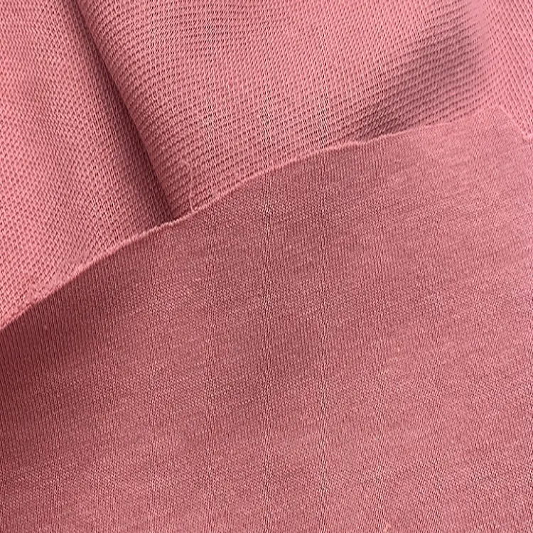 Экологичная 65/35 переработанная полиэфирная Органическая хлопковая трикотажная ткань для рубашки поло