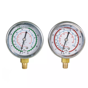 <strong>Manifold</strong> <strong>Refrigeration</strong> Single Valve <strong>R134A</strong> R410A R22 Pressure <strong>Manifold</strong> <strong>Gauge</strong> for air Conditioner - Product Image 4