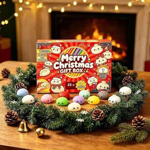 Caja Sorpresa de Navidad 2026: Juguete Antiestrés TPR con Forma de Dumpling, Set de Juguetes para Apretar, Regalo Sorpresa de Navidad - Product Image 4