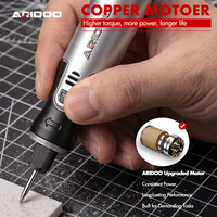 Mini-outil rotatif sans fil 8 vitesses, perceuse stylo, meuleuse sans fil alimentée par batterie, outil de finition pour impression 3D avec écran LED
