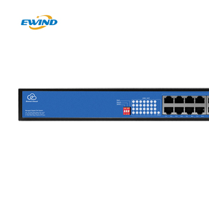 Ai Watchdog สวิตช์ POE 24พอร์ตกิกะบิต802.3af/at,2 Uplink + 2 SFP, App VLAN สำหรับกล้อง IP WiFi AP SMB - Product Image 3