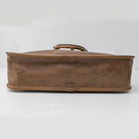 2024 porte-documents en cuir végétalien Crazy Horse personnalisé sac pour hommes d'affaires sacs pour ordinateur portable