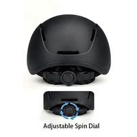 Casque d'équitation à couverture intégrale pour enfants et jeunes, ajustement réglable 20,8-22,4" / 53-57cm