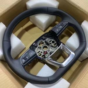 Volant en cuir personnalisé avec fonction chauffante et boutons pour <span class=keywords><strong>Audi</strong></span> S3 A4 B8 <span class=keywords><strong>RS4</strong></span> A4 A5 TT B6 S8 D4 S4 B9 RS3 A6 A3 8V A7 B8.5 C6 <span class=keywords><strong>MK1</strong></span> - Product Image 2