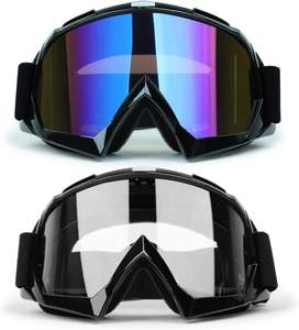 Lunettes de moto tendance, coupe-vent, anti-sable, lunettes de ski, lunettes de protection UV400 pour casque - Product Image 1