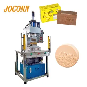 Easy operation soap shape logo stamp forming machine/ Toilet soap shaping forming machine/High production soap stamping machine