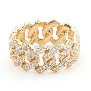 Anillos de Moda de Alta Calidad en Plata 925 y Oro de 9K-18K con Diamantes Moissanite, Anillos Grandes y Elegantes para Bodas y Aniversarios de Hombres - Product Image 2