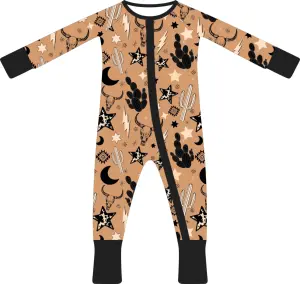 Custom Bamboo Baby Romper Viscose Jumpsuit Pjs Toddler Kid Children Clothes Zippy Romper Christmas Baby Bamboo Footed Pajamas