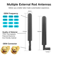 Antenne WiFi 4G LTE à interface filetée, antenne sans fil externe pour routeur, modem, passerelle, appareil réseau OEM