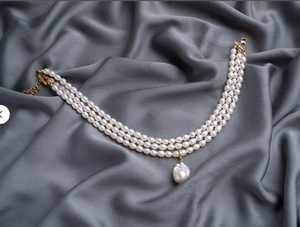 Collana di perle 2025 cuore minimalista girocollo collana di madreperla moda gioielli da sposa in acciaio inox regali per le donne - Product Image 6