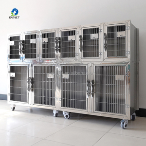 EUR VET toptan fiyat 10 kapılar paslanmaz çelik köpek kafesleri veteriner ekipmanları hastane için Pet hastane kafes - Product Image 3