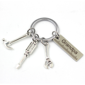 LLavero <span class=keywords><strong>de</strong></span> Metal plateado, Mini diseño <span class=keywords><strong>de</strong></span> avión, Radio, Kit <span class=keywords><strong>de</strong></span> reparación médica, utensilios <span class=keywords><strong>de</strong></span> cocina, navegación, gran oferta - Product Image 3