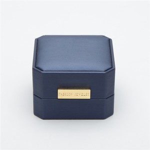 High-end Pu Faux Leather Jewelry Box Jewellery Custom Jewelry Boxes With Logo Packaging