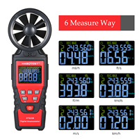HABOTEST HT625B Anémomètre numérique USB portable Testeur de vitesse du vent électronique avec 9999 compteurs Affichage analogique Meilleur prix