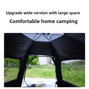 Tienda de Campaña Glamping para Parejas, Totalmente Opaca, Oxford 210D, Protección UV, Instalación Instantánea, Ligera, para <span class=keywords><strong>Viajes</strong></span> Románticos al Aire Libre - Product Image 4