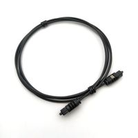 Câble audio à fibre optique TOSLINK mâle à mâle, prise en plastique avec gaine en PVC