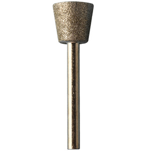 Meule diamantée en forme de coupe, tige de 6 mm, abrasif moyen C7 pour le polissage de la pierre, du jade et de la céramique - Product Image 1