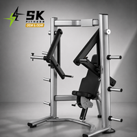 Machine de presse pectorale inclinée à charge libre SK, en acier Q235 de 3,0 mm, mouvement indépendant, équipement de musculation pour la poitrine, station d'entraînement complète