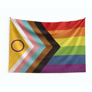 Wholesale Custom 3x5ft Progress Pride <b>Flag</b> Premium Outdoor All-Inclusive LGBTQ Banner for House Event Decoration Custom Logo - Product Image 1