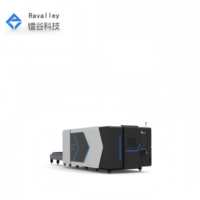 Machine de découpe laser à fibre à double plateforme fermée 3000x1500 mm 3000w