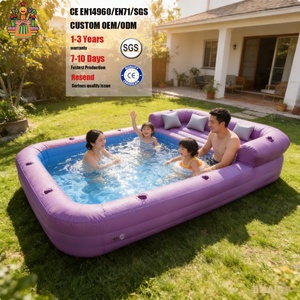 Instalaciones Inflables <span class=keywords><strong>de</strong></span> Entretenimiento Acuático Hechas <span class=keywords><strong>de</strong></span> PVC con una Gran Capacidad para Más <span class=keywords><strong>de</strong></span> 10 Personas, <span class=keywords><strong>Alquiler</strong></span> para Fiestas Familiares - Product Image 2