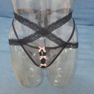 String sexy pour femme avec nœud en ruban, séduisant et facile à retirer, nouveau style 2023, vente directe d'usine. - Product Image 4