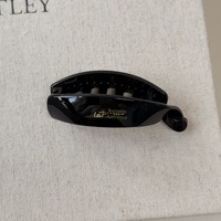 Pince à cheveux minimaliste coréenne en résine faite à la main pour femme, pince banane/verticale pour queue de cheval haute, usage quotidien, élégante