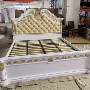 Cama Doble de Madera Popular en <span class=keywords><strong>Australia</strong></span>, Muebles de Dormitorio de Madera Maciza para el Hogar - Product Image 1