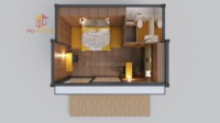 Glisser sur Pop up Extensible Conteneur Maisons Boutique Pré Ensemble Portable Solaire Petites Maisons Apple Pod pour Glamping Logement