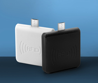 Lector de Tarjetas de Proximidad Inalámbrico Inteligente Sin Contacto, Pequeño y Portátil, Lector NFC Inalámbrico para Teléfonos Android
