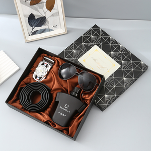 Regalos de Presentación Empresarial Modernos de Alta Gama, Juego de Regalo Personalizado Hecho a Mano en Cuero para Hombre, Regalo Corporativo de Navidad - Product Image 3
