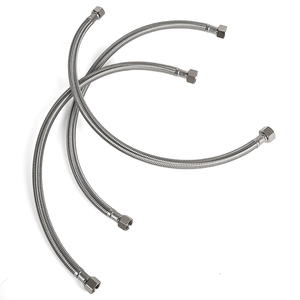 Manguera Conectora de Grifo <span class=keywords><strong>Flexible</strong></span> y Duradera de EPDM, Trenzado de Acero Inoxidable SUS304, Extremos de Compresión 3/8 BSPT <span class=keywords><strong>para</strong></span> Baño y <span class=keywords><strong>Cocina</strong></span> - Product Image 3