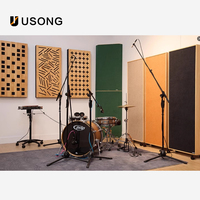 USONG Diffuseurs Acoustiques en Bois à Basse Fréquence pour Studio d'Enregistrement, Colorés et Personnalisables, Absorbeurs de Basses, Conception 3D
