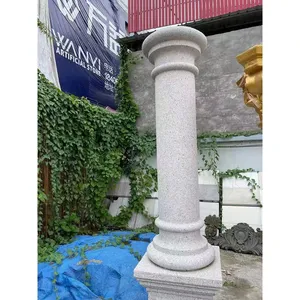 Plantilla de construcción de Villa Europea pequeña con plástico ABS, molde de columna romana liso redondo de 44mm de diámetro para puerta cilíndrica - Product Image 6
