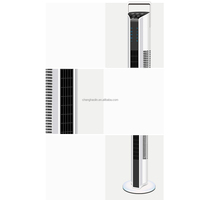 Ventilateur tour télécommandé à faible consommation d'énergie, ventilateur électrique domestique à vent naturel sans pales, ventilateur tour silencieux pour le sol, ventilateur de refroidissement.