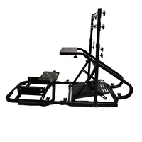 Nuevo soporte de palanca de cambios de conducción Virtual, soporte de dirección de juego ajustable, soporte de rueda de carreras, simulador de carreras de coches