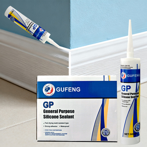 Mastic silicone neutre pour vitrage, usage général, sans odeur acétique, ne coulant pas, bonne adhérence, mastic silicone neutre d'usine - Product Image 6