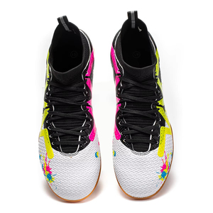 Chaussures de football en salle pour adultes et adolescents, semelle plate, antidérapantes, durables, confortables, chaussures d'entraînement de football professionnelles - Product Image 4
