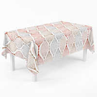 Nappe de table en PEVA de style européen, imperméable, résistante à l'huile, facile à nettoyer, carrée ou rectangulaire, pour la maison et la salle à manger
