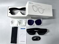 Lunettes Intelligentes IA M89S avec Caméra HD 8MP, Enregistrement Vidéo 1080P, Traduction en Temps Réel et Appel Sans Fil pour Vlogging en Extérieur