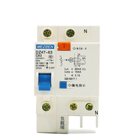 Artık akım devre kesici 6kA kesici 30mA 100mA 300Ma 1P + N 16A DZ47LE 1P + N RCBO RCCB ELCB