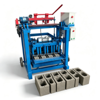 Machine à briques tout-terrain pour sol boueux, à commande manuelle, pour zones isolées