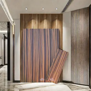 Cina all'ingrosso pannello di parete interna 1220*2400mm hotel ospedale mdf ANI PVC pannelli di rivestimento della parete