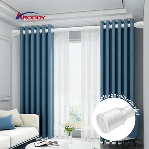 ARODDY Delivery Within 72 Hours 82.7-118.1inch Window Curtain Rod Metal Adjustable Roman Curtain Tension Rod