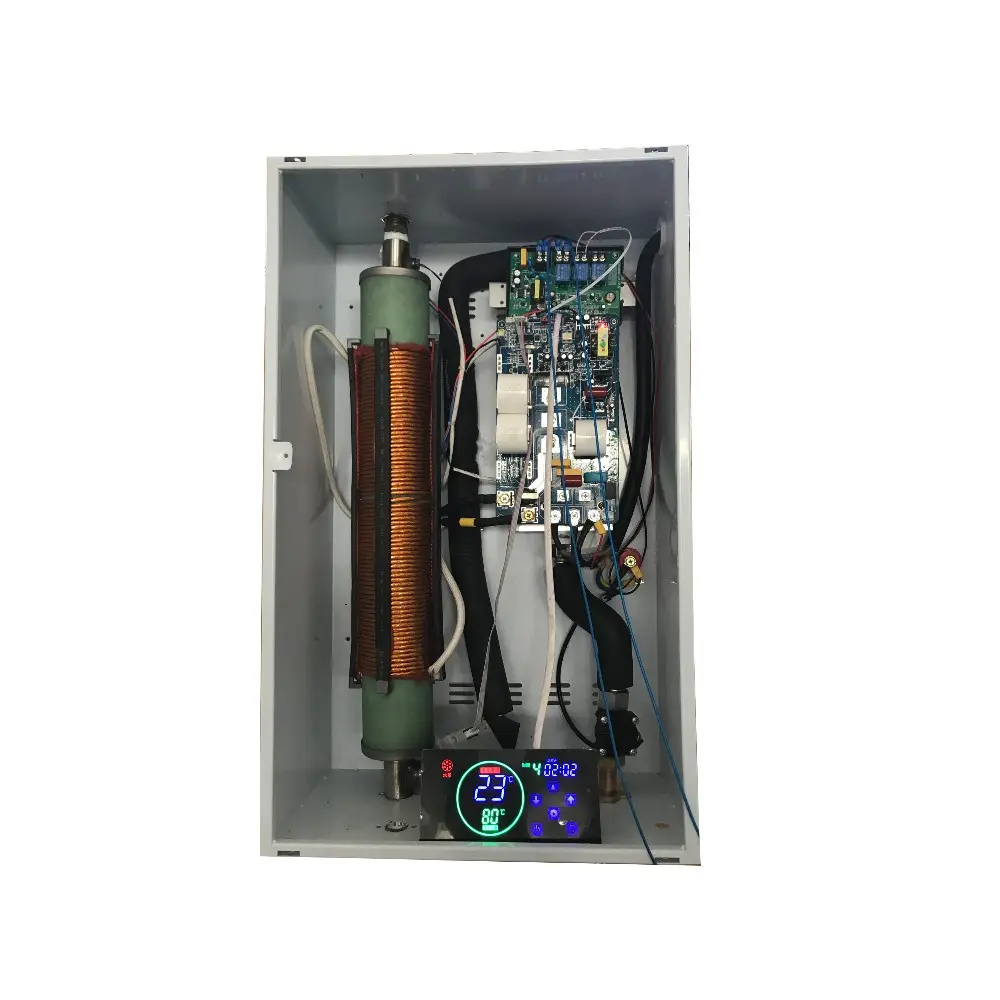 Navien-Caldera de calefacción de agua de dos circuitos, calentador de inducción central para el hogar de 8 kw para sala de calentamiento y agua caliente