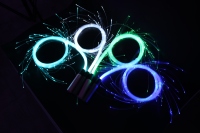 Fouet de danse lumineux à fibres optiques 7 couleurs - Pour diffusion en direct / discothèque / bar - Coloré et fluide