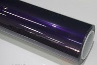 Película Protectora de Pintura para Carrocería de Automóvil ECO Film Luxury TPU de 7.5mil, Brillante, Autoadhesiva, que Cambia de Color, Antiarañazos (Morado Venecia)