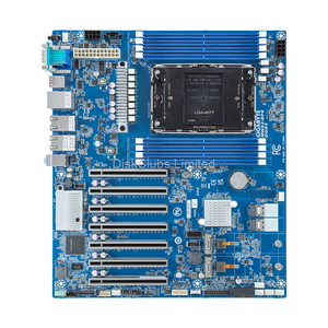 Placa base para estación de trabajo MW83-RP0 PCIe x16 USB 3.2 con 8 ranuras DIMM, compatible con DDR5 RDIMM, LGA4677 para CPU Xeon W-3400, duradera - Product Image 1