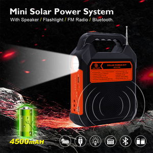 Sistema de Energía <span class=keywords><strong>Solar</strong></span> <span class=keywords><strong>EP</strong></span>-0188, Batería de Litio 18650, Generador de Energía <span class=keywords><strong>Solar</strong></span>, Diseño de Panel <span class=keywords><strong>Solar</strong></span> Desmontable con Altavoz - Product Image 2